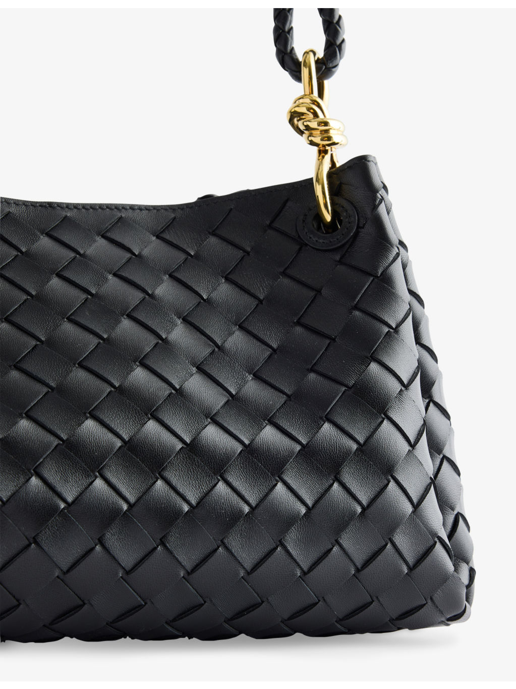 Parachute Intrecciato Medium Leather Shoulder Bag - 3
