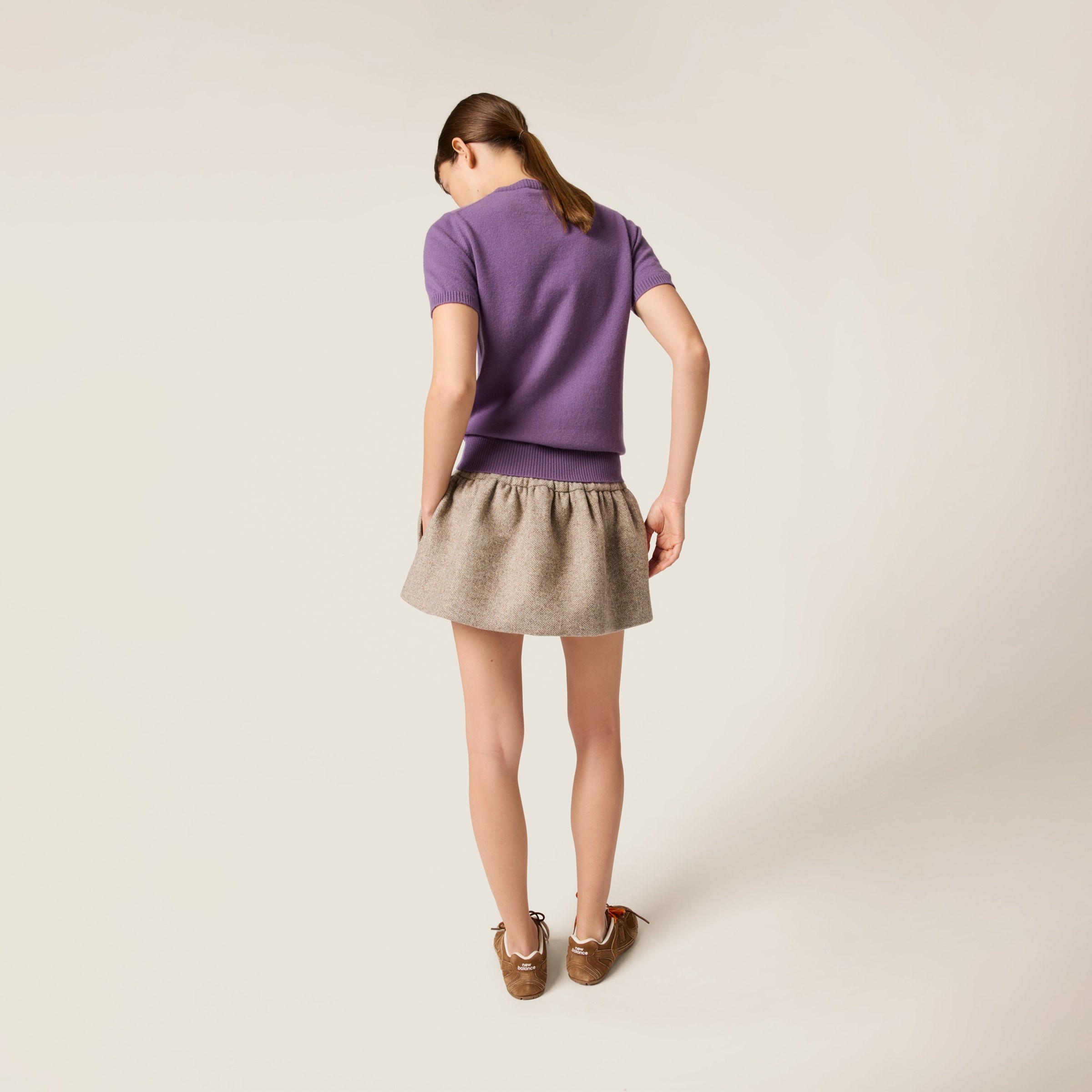 Chevron miniskirt - 3