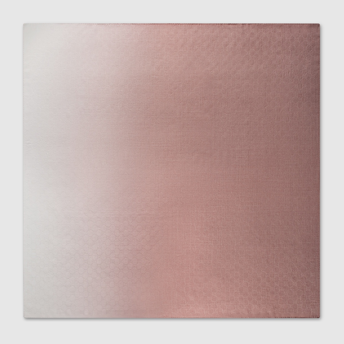 GG wool silk jacquard shawl - 1