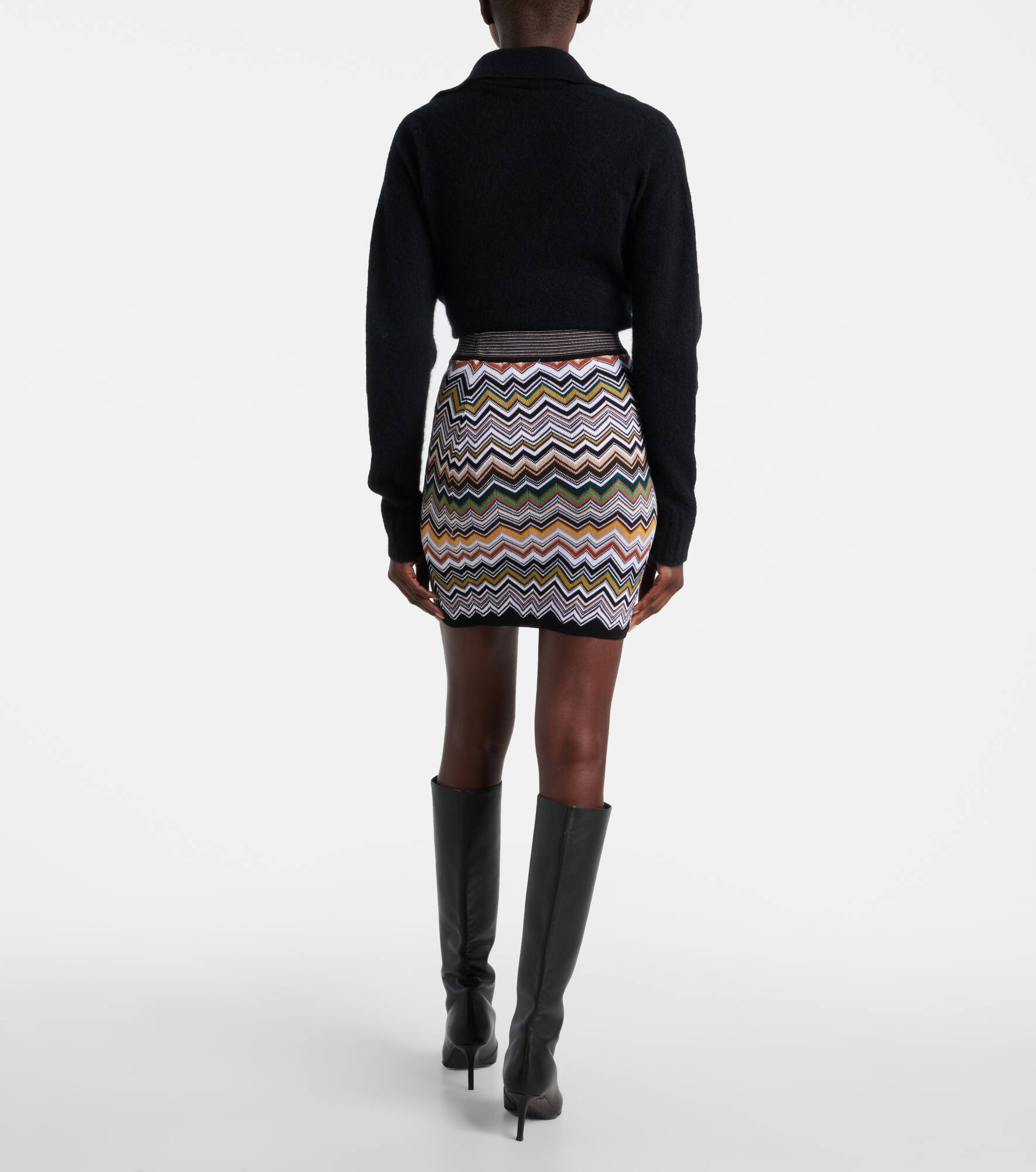 Zigzag miniskirt - 3