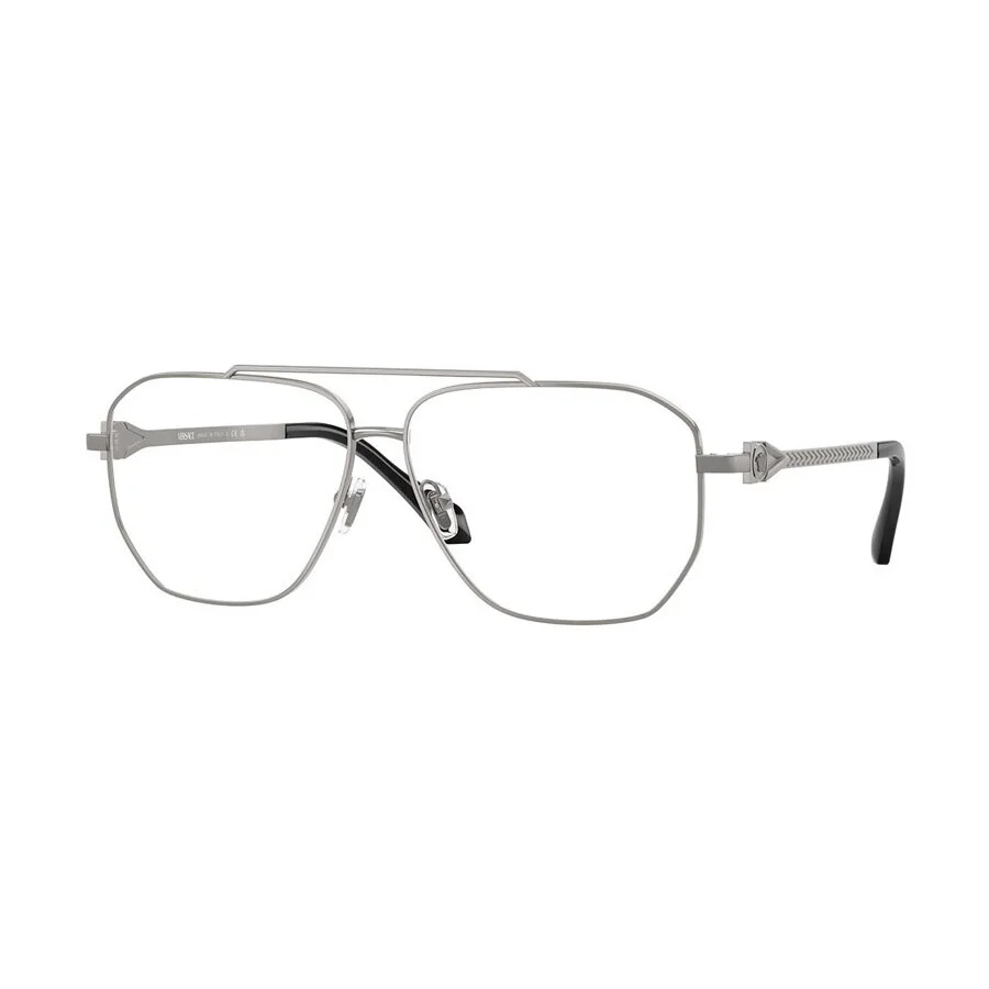 Versace Demo Square Men's Eyeglasses VE1307 1001 59 - 1