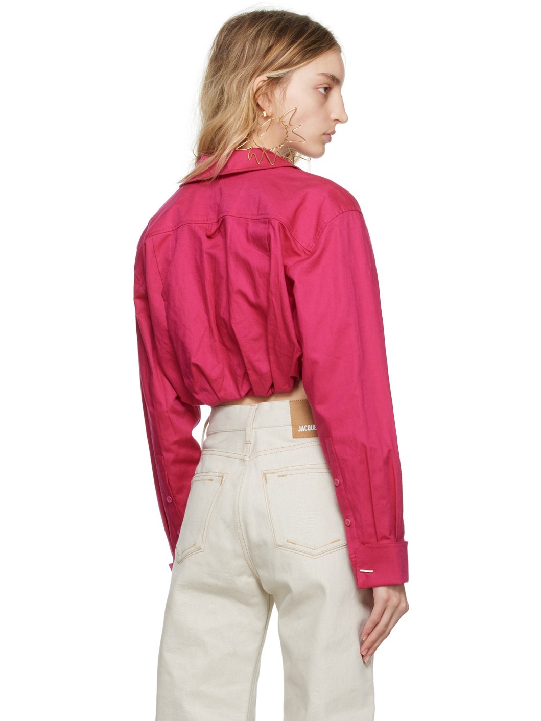 Pink Le Raphia 'La Chemise Machou' Shirt - 3