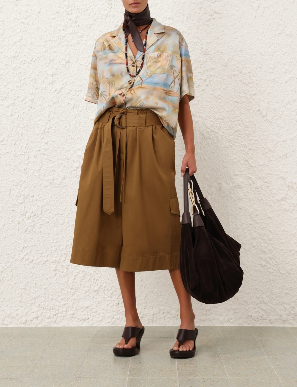 ショートパンツ THE ILLUMINATE BERMUDA SHORT Zimmermann ILLUMINATE BERMUDA SHORT | REVERSIBLE