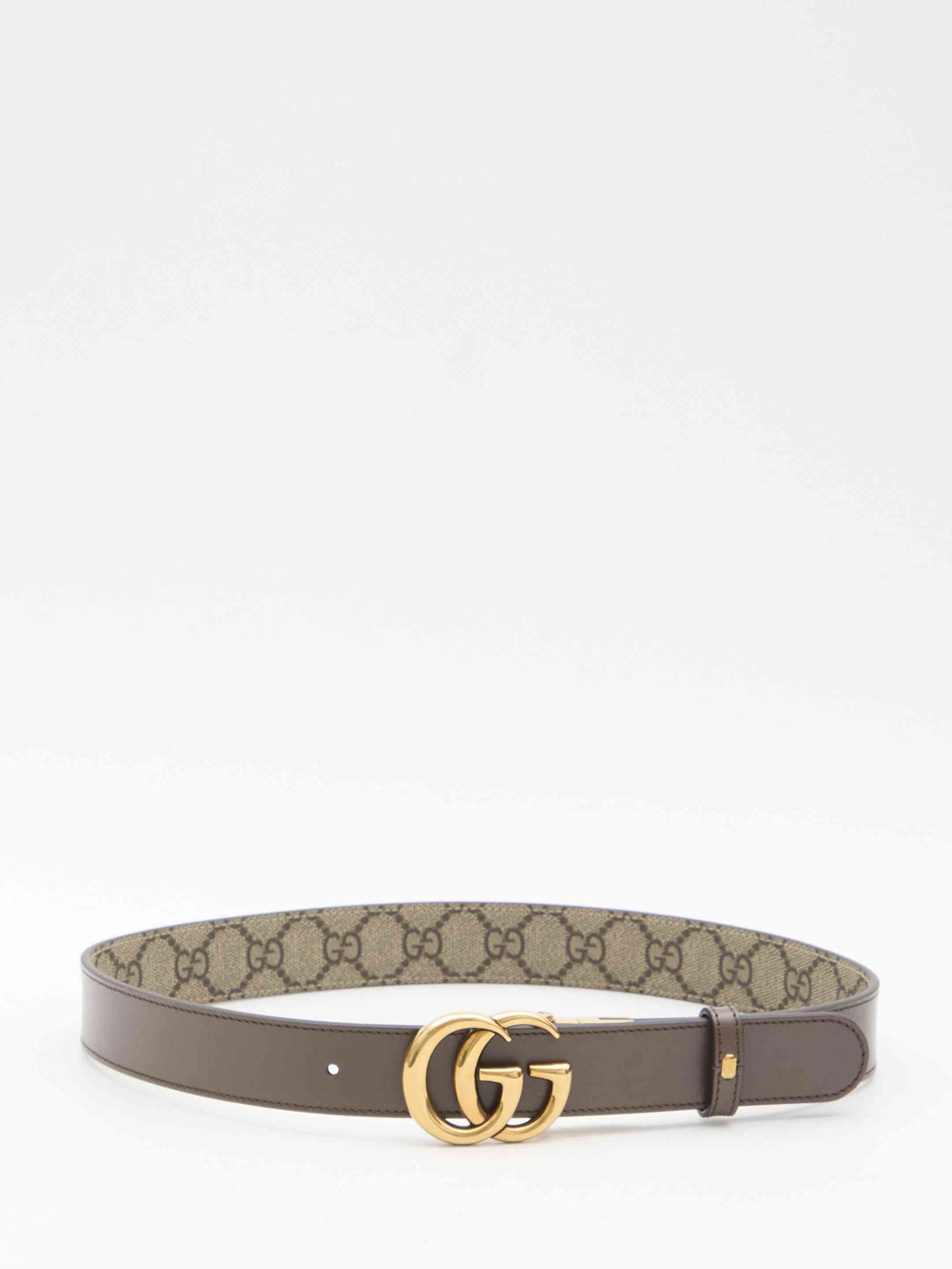 Gucci Women Gg Marmont Reversible Belt - 3