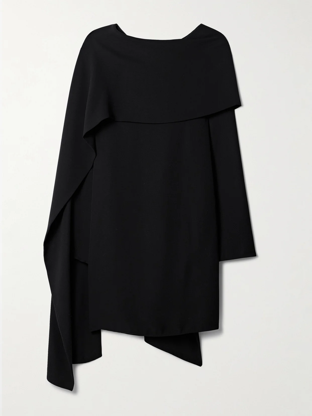 Lea Draped Silk-crepe Tunic - 1