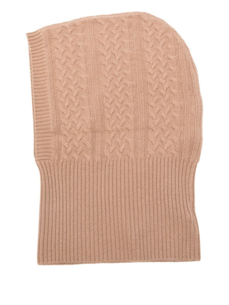cable-knit balaclava 1