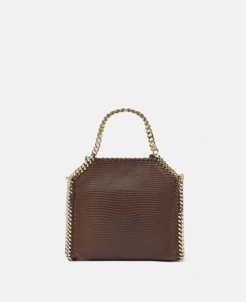 Stella McCartney Falabella Scale-Embossed Tiny Tote Bag outlook