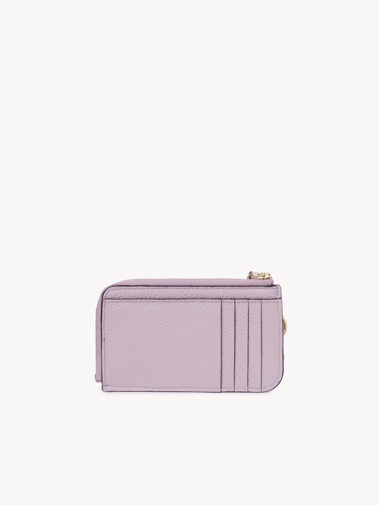 ALPHABET PURSE IN GRAINED LEATHER - 4