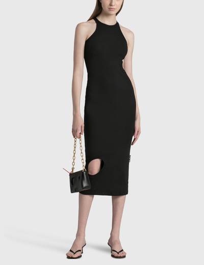 Off-White METEOR RIBBED ROWING DRESS outlook