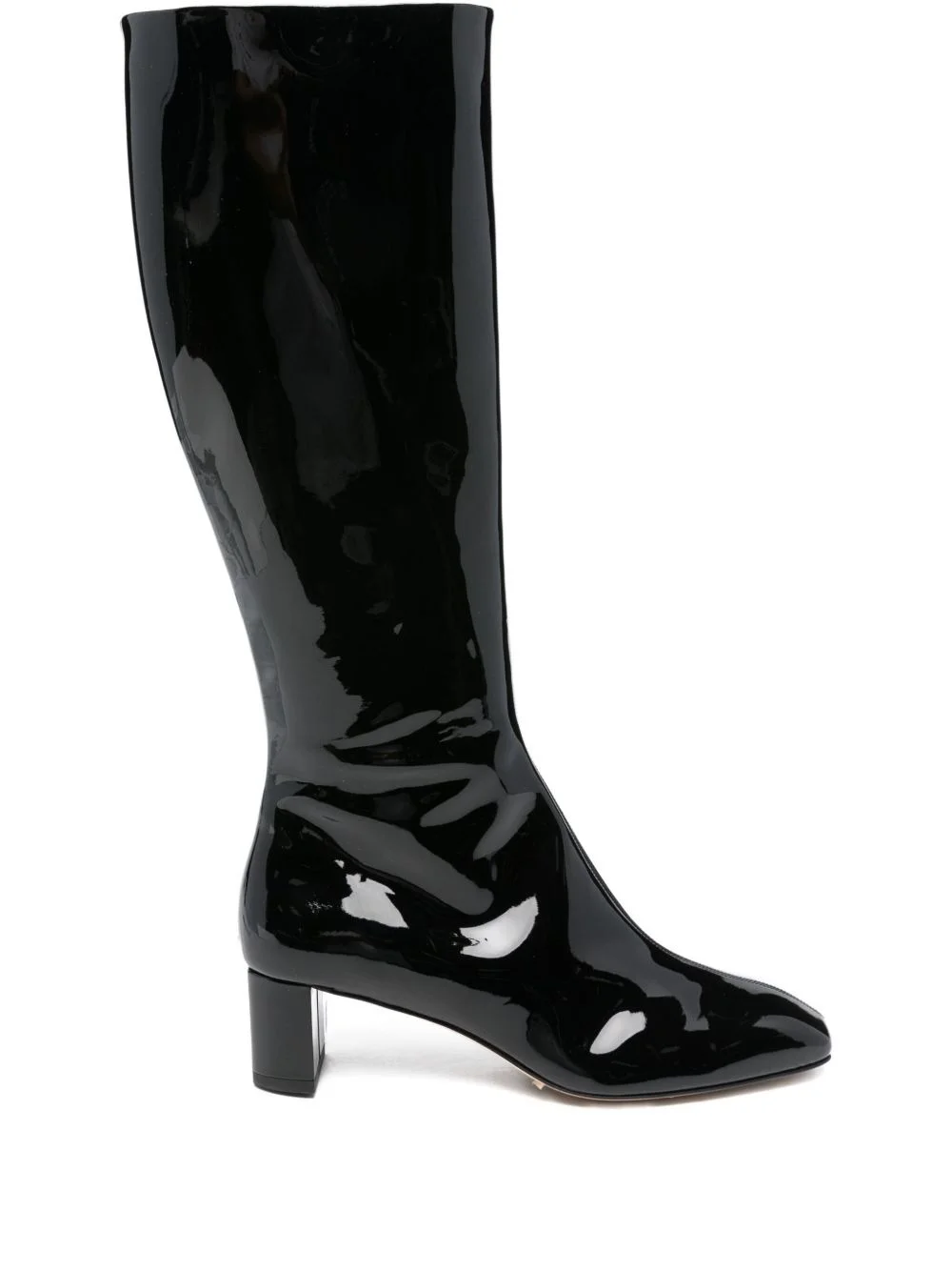 50mm Marty patent calf leather knee-high boots - 1