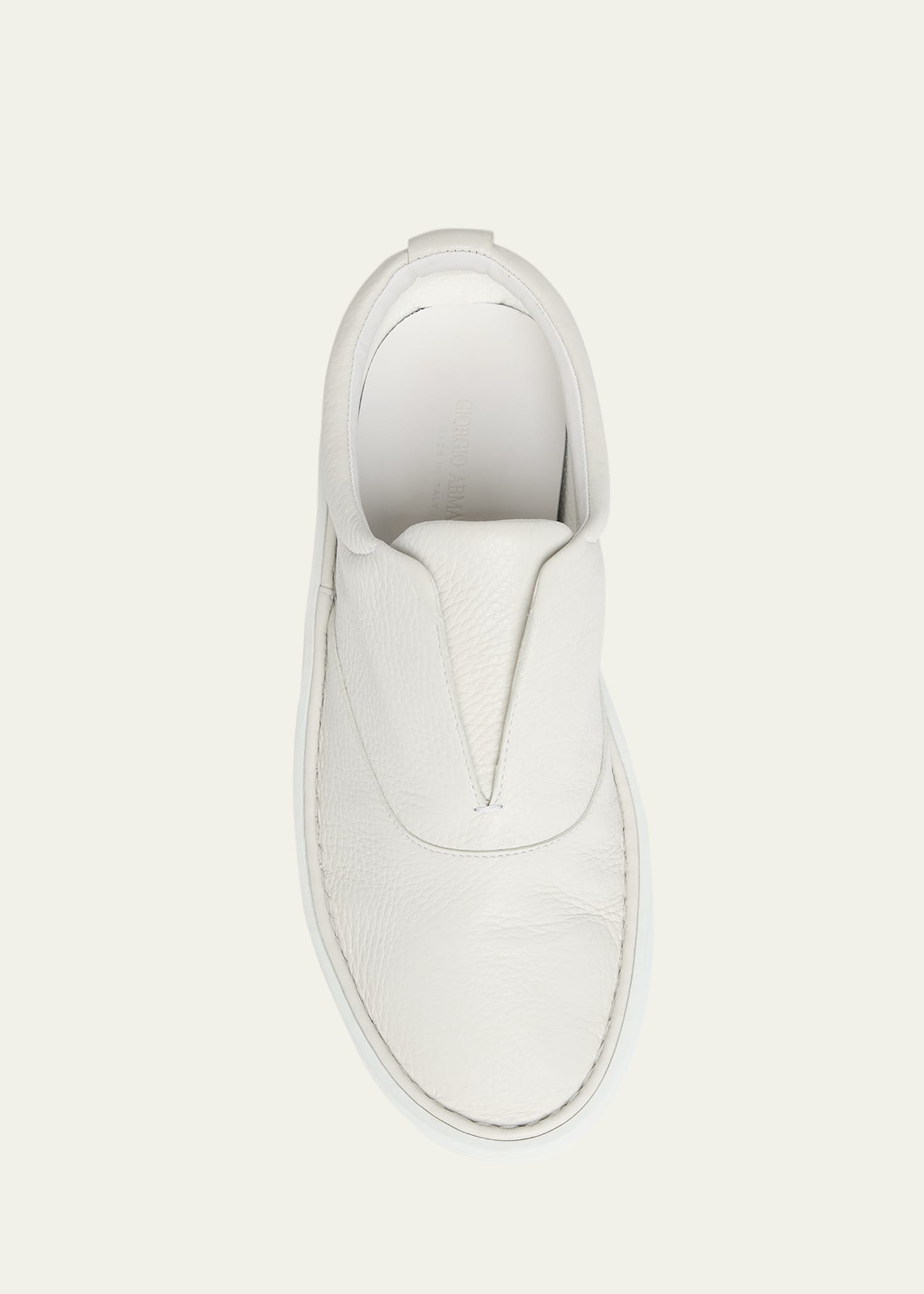 Men's Deerskin Slip-On Sneakers - 5