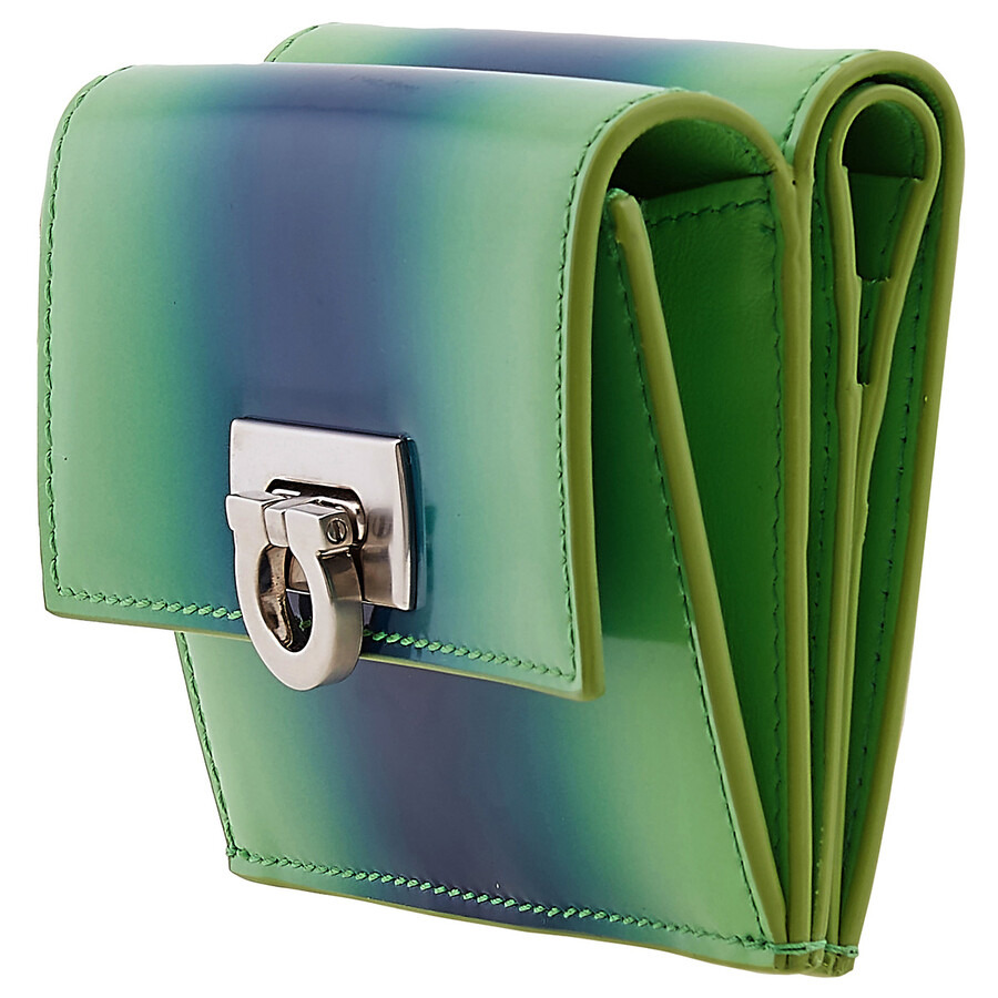 Ferragamo Gancini Clasp Wanda Compact Wallet - 4