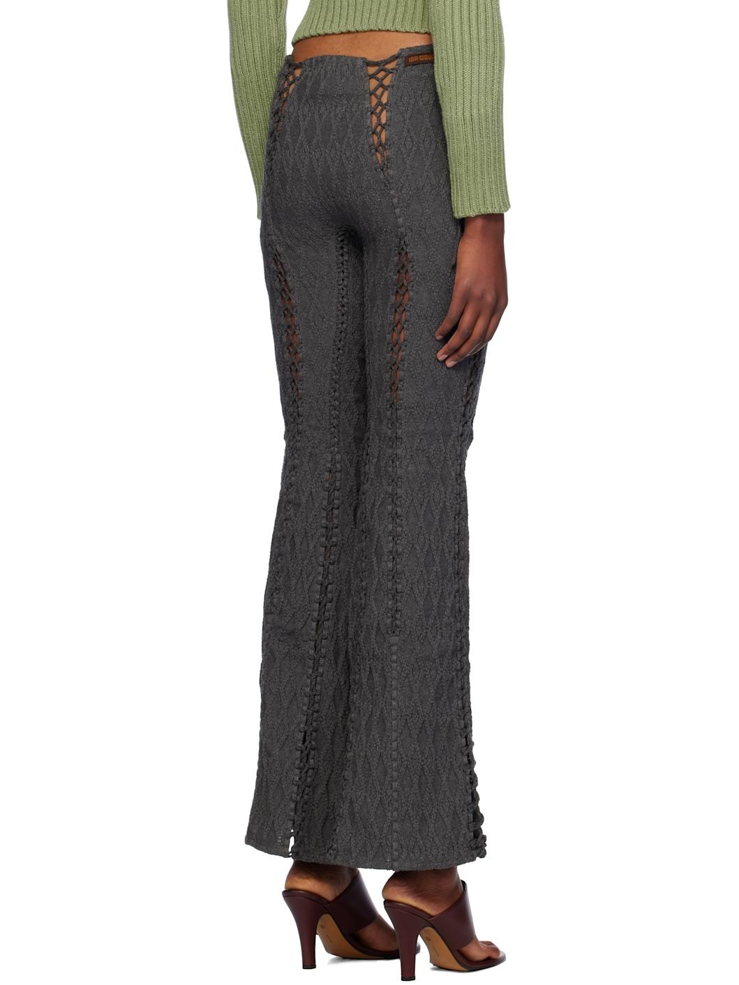 Gray Louise Flare Lounge Pants - 3
