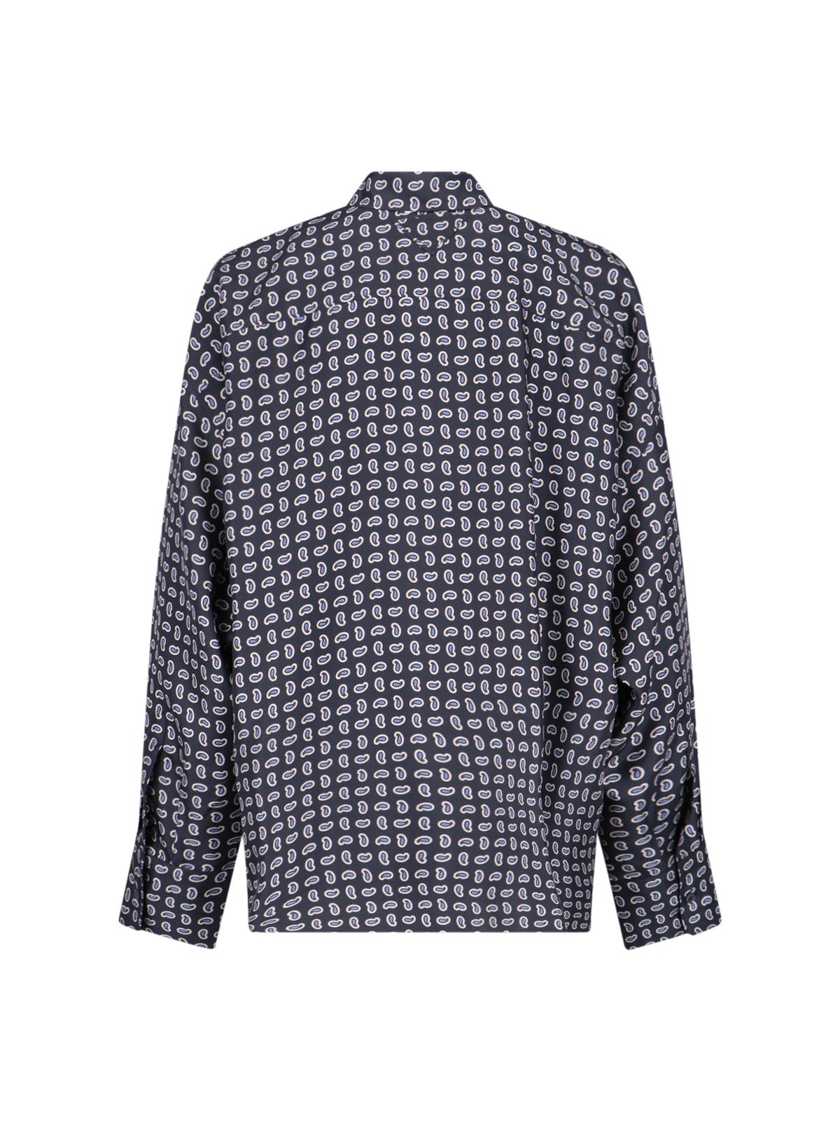 PAISLEY PRINT SILK SHIRT - 2