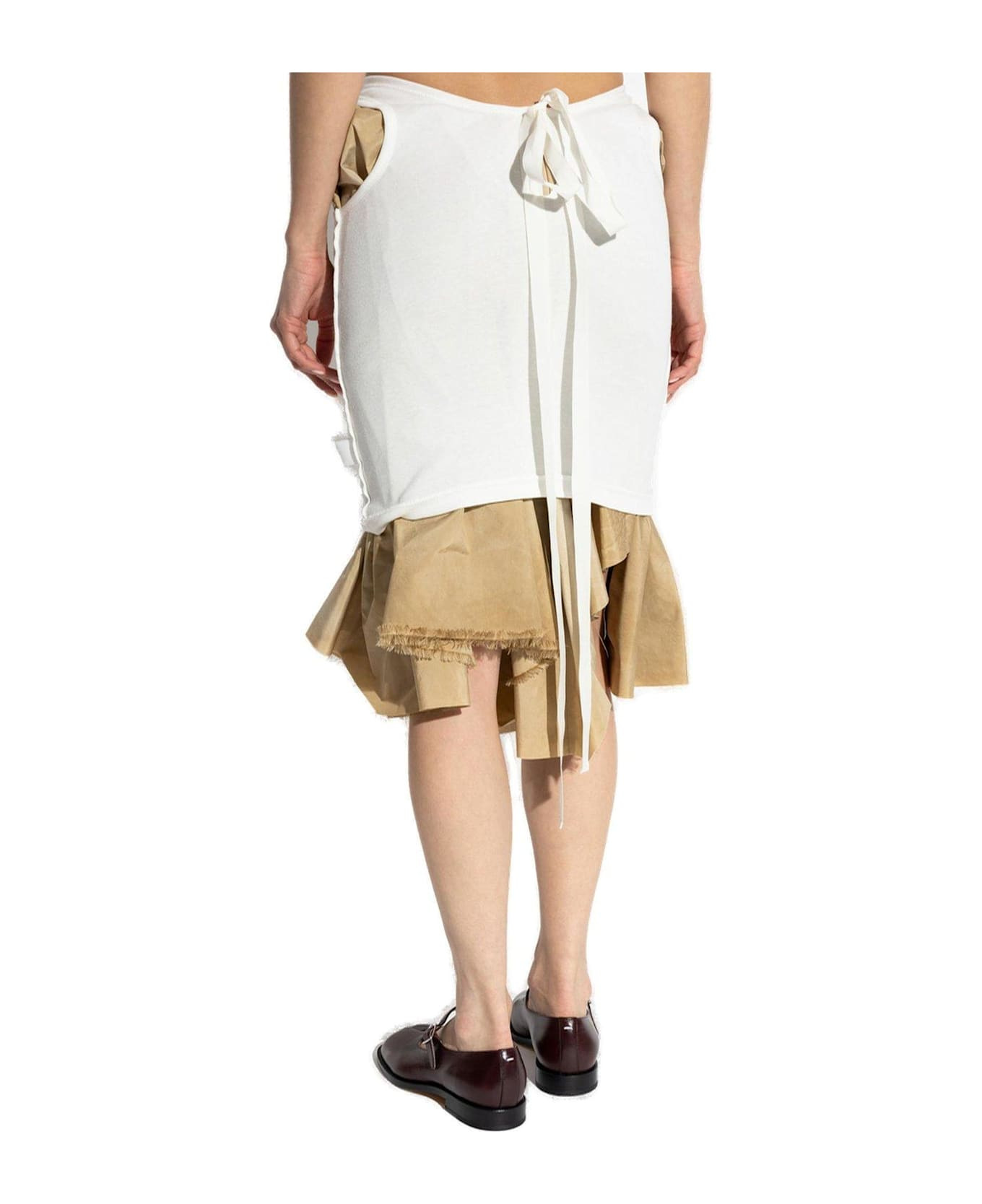 Layered High-waisted Skirt - 3