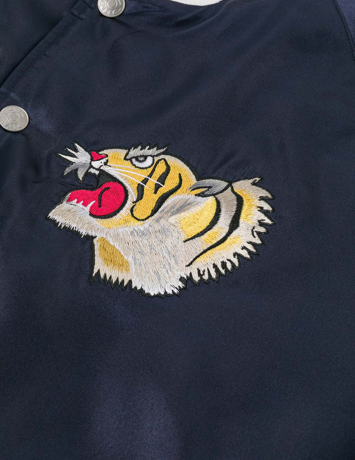 EVISU Archive Embroidery Regular Fit Padded Souvenir Jacket - 10