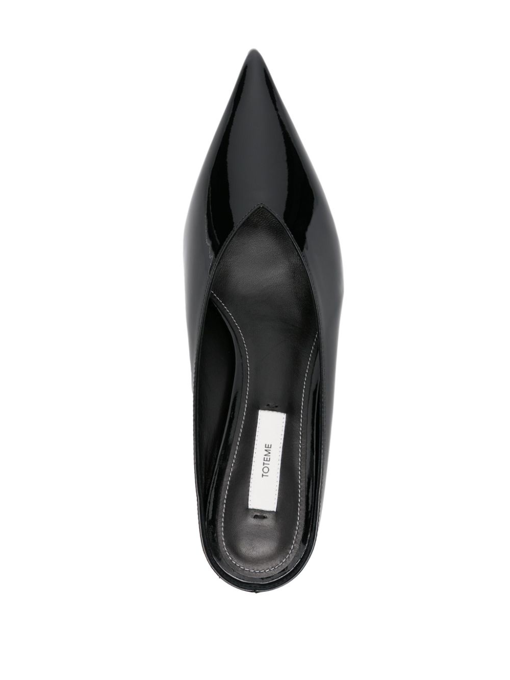 35mm patent-leather mules - 4