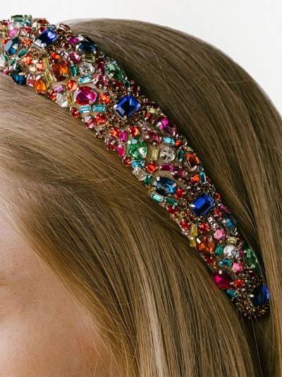 Jennifer Behr Mimi crystal-embellished headband outlook
