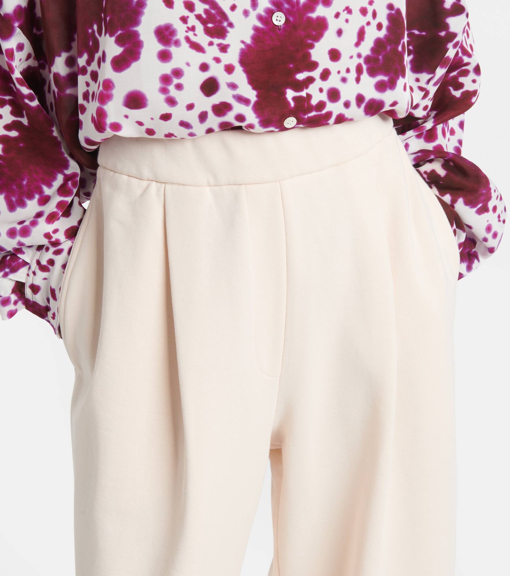 Cotton jersey sweatpants - 4