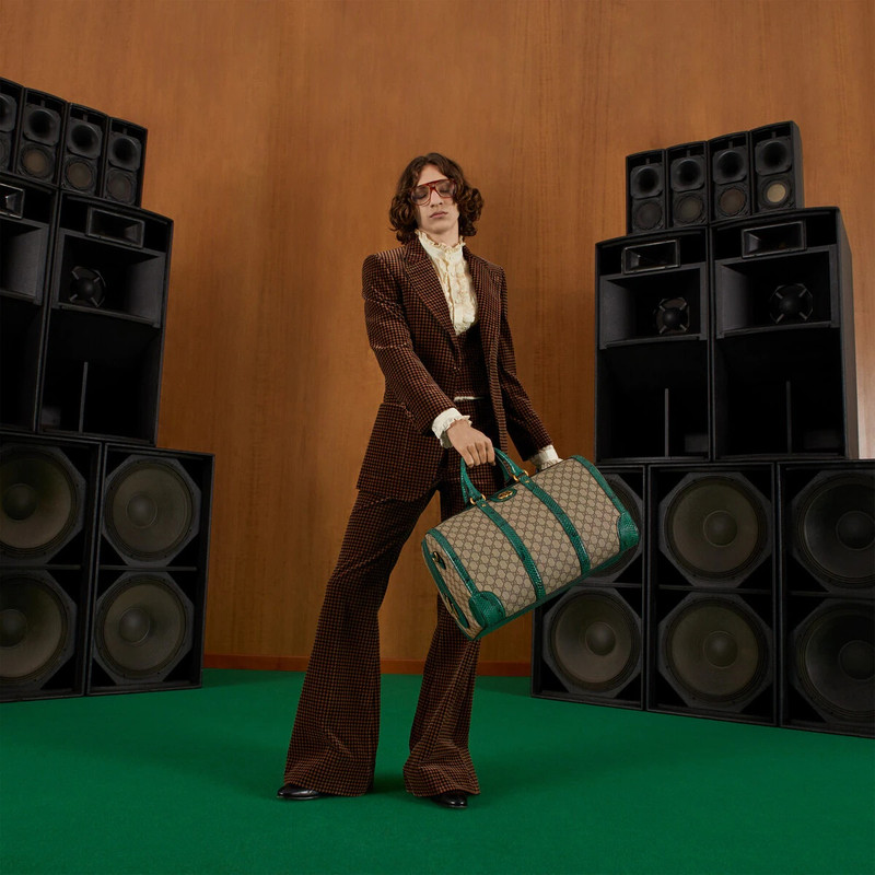 Python trim duffle bag with Double G 3