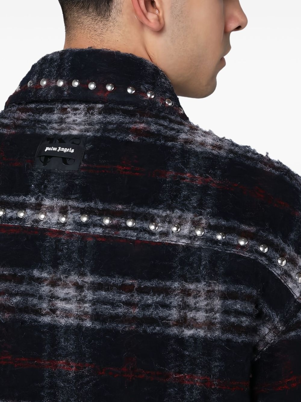 checked shirt jacket - 4