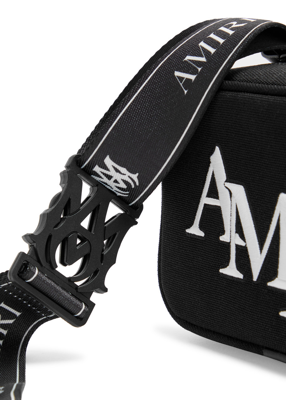 Amiri Staggered Logo-embroidered Canvas Camera bag - 3
