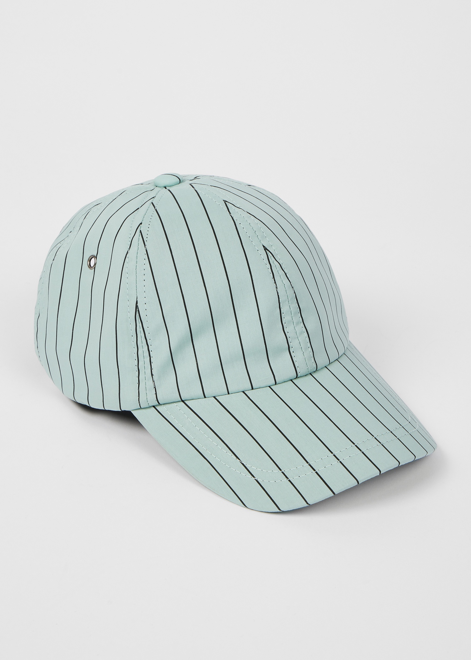 Green Stripe Baseball Cap - 2
