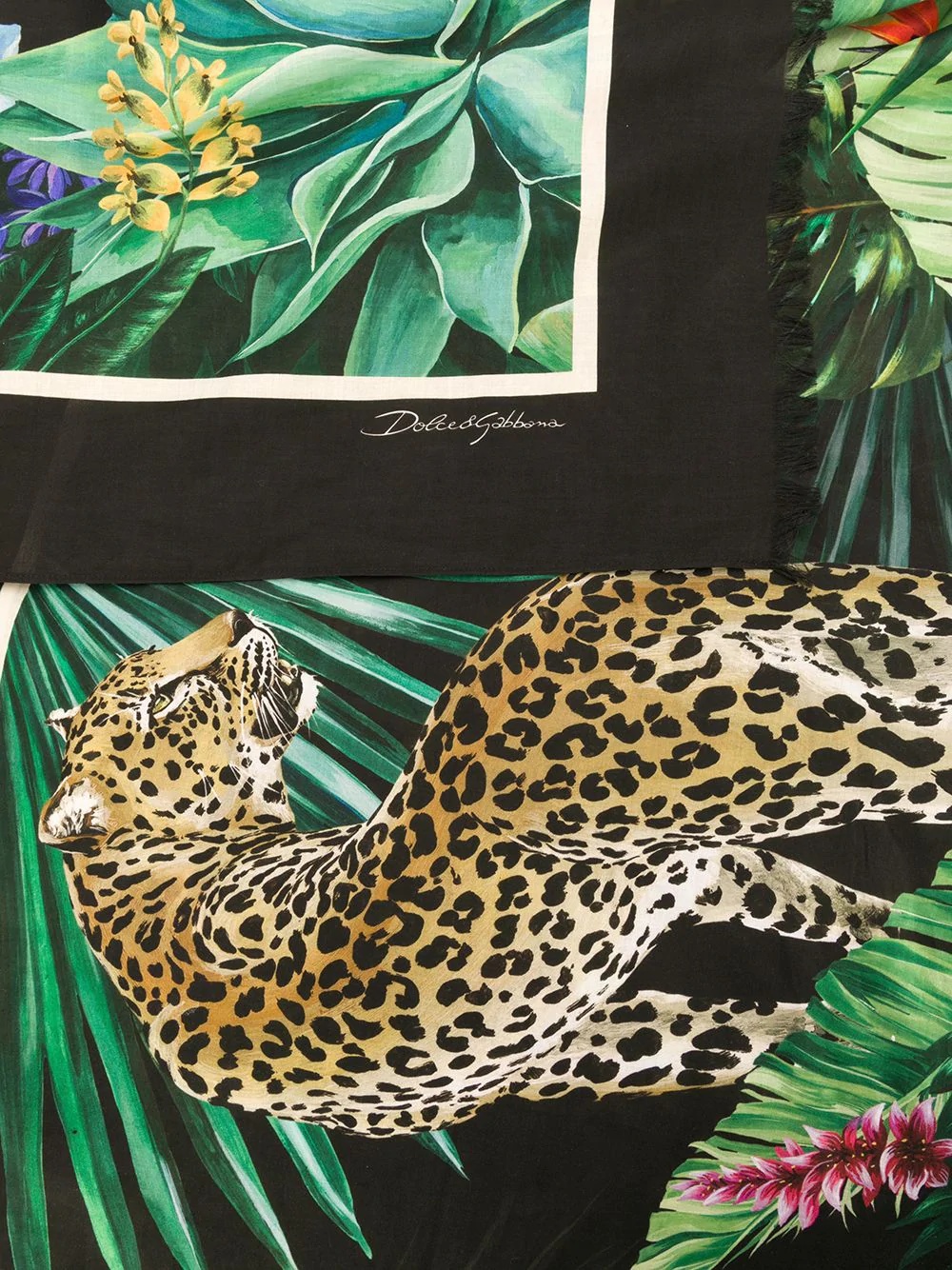 jungle print scarf - 3