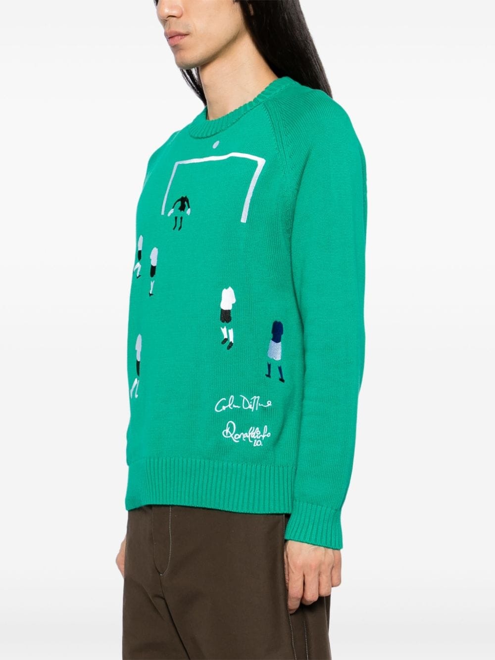 graphic embroidery jumper - 3