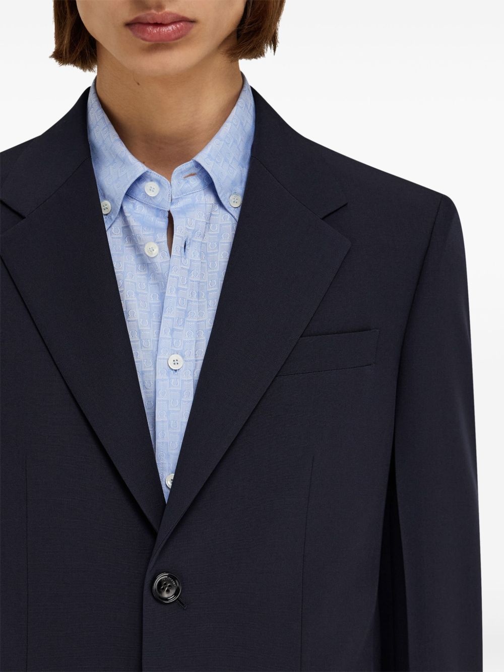 wool blazer - 5