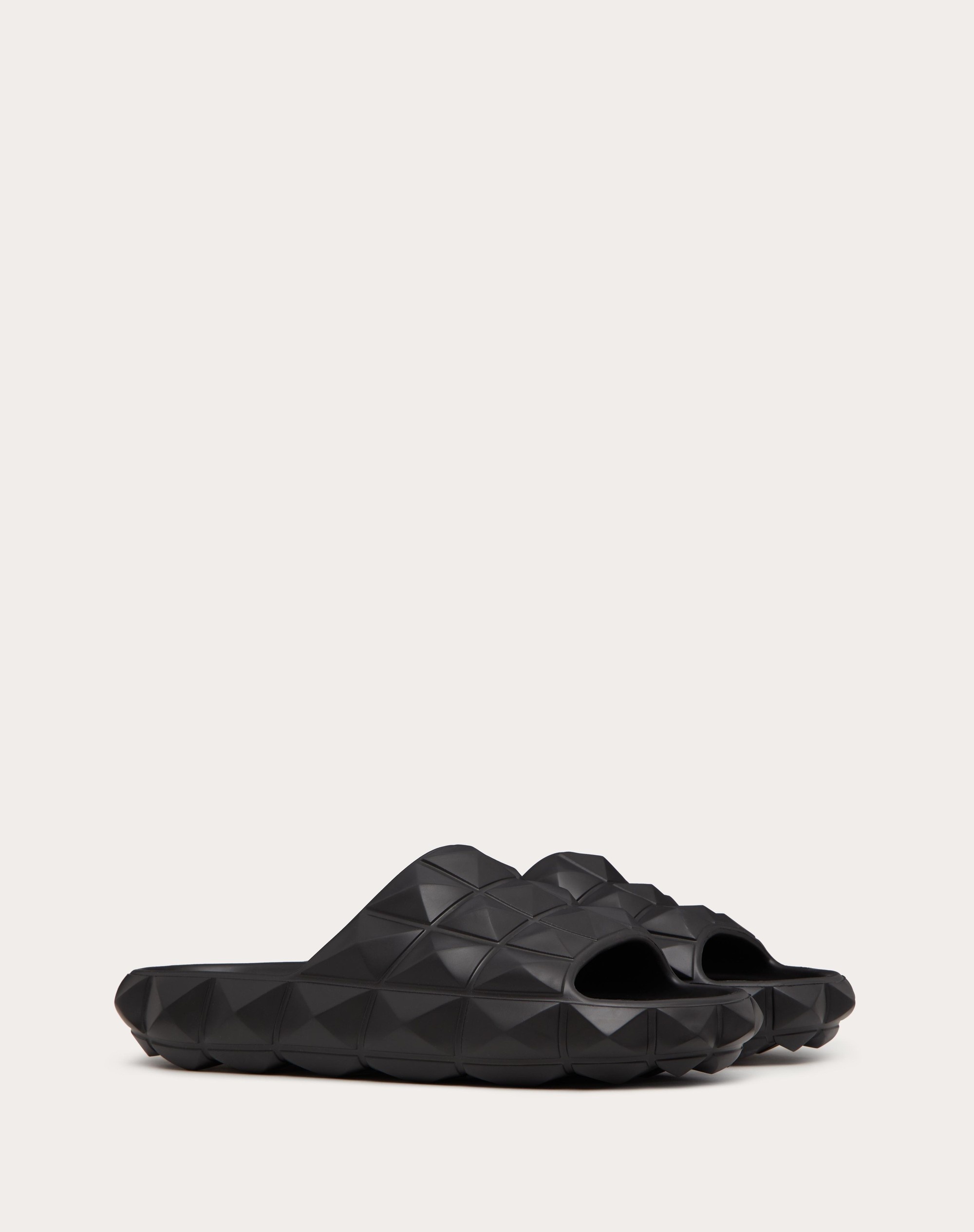 ROMAN STUD TURTLE SLIDE SANDAL IN RUBBER - 2