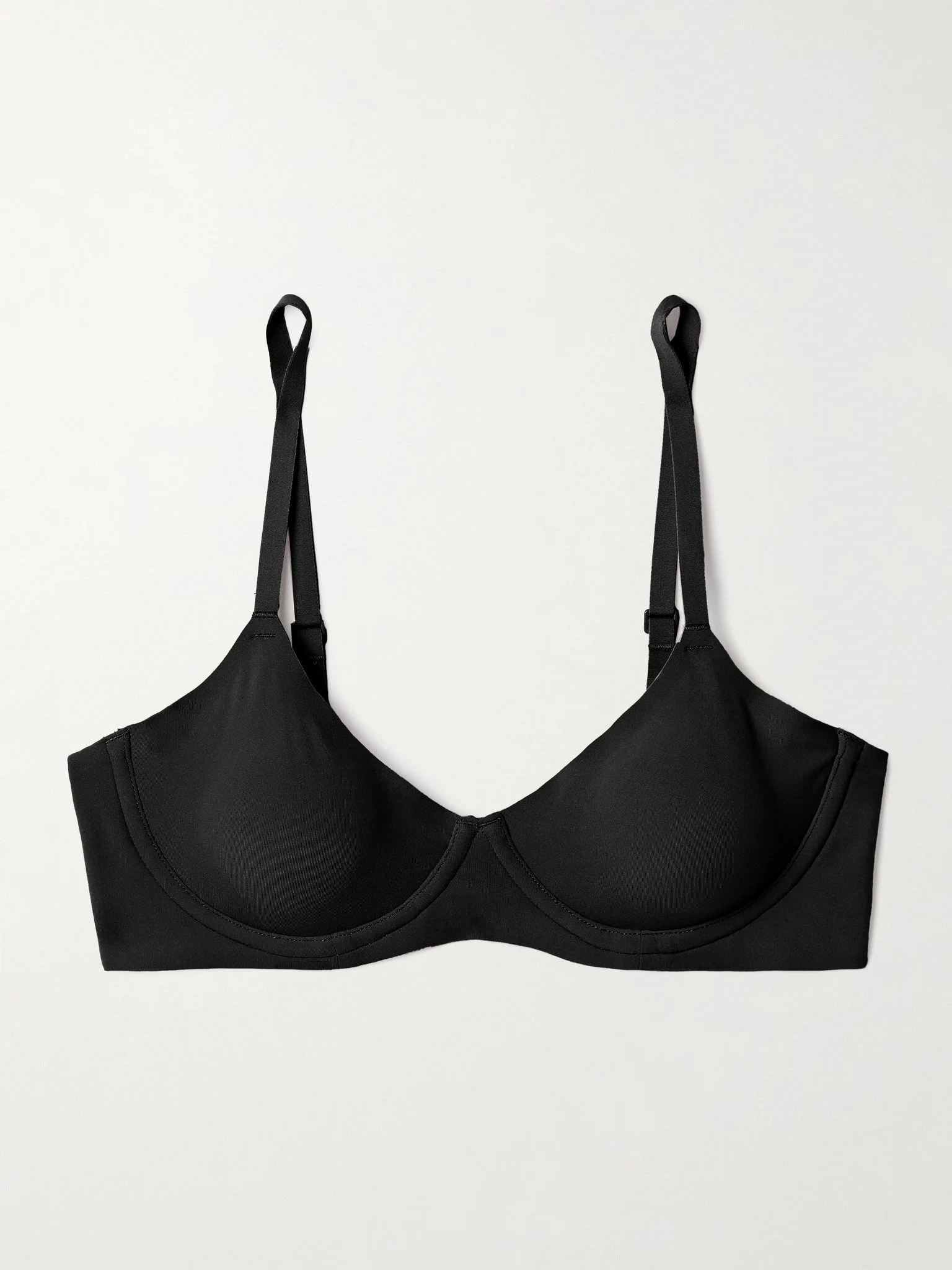 Fits Everybody Unlined Demi Bra - Onyx Black - 1
