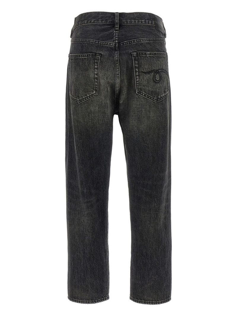 R13 crossover five-pocket jeans outlook