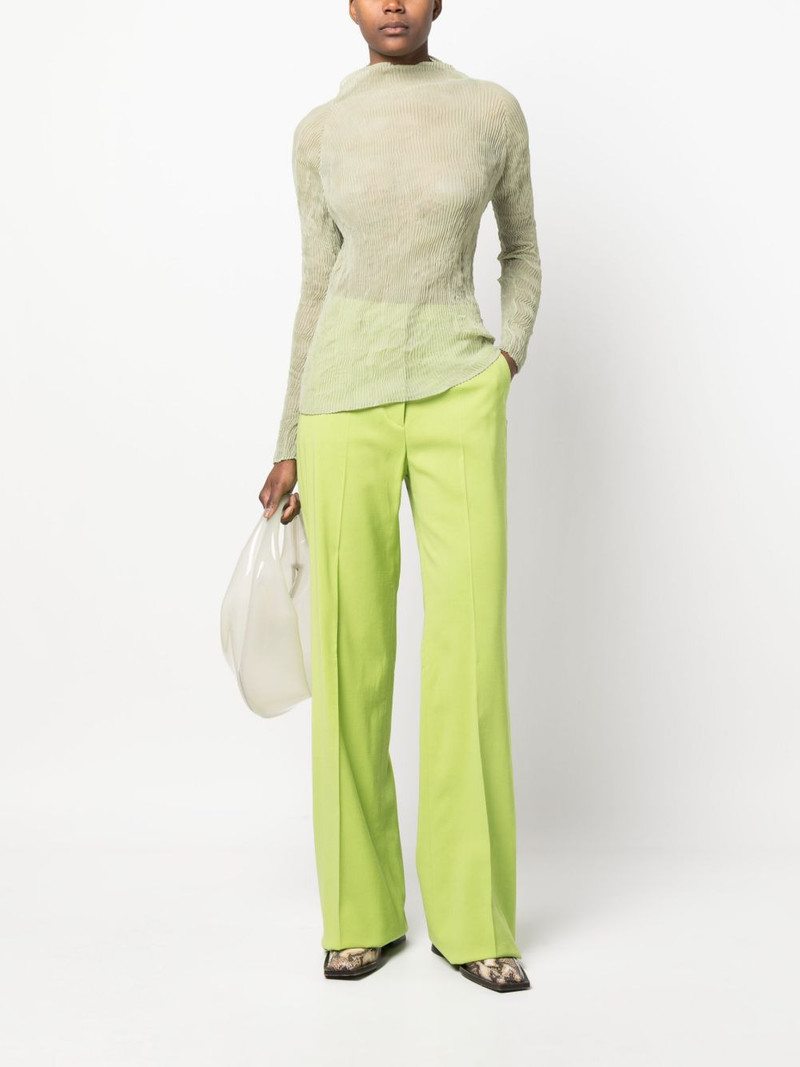 Sportmax high-waisted wide leg trousers outlook