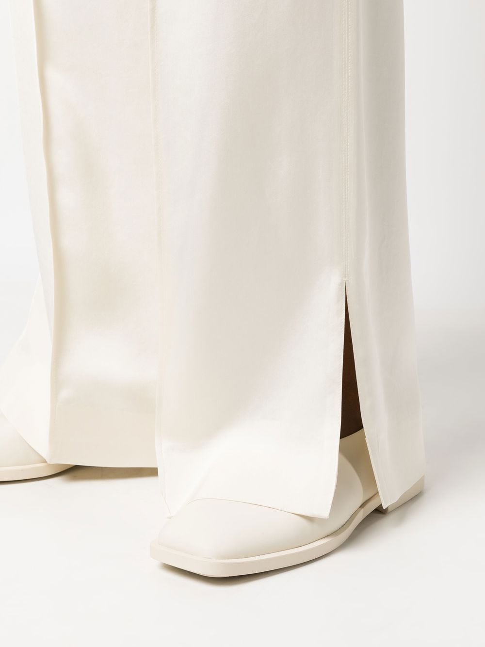 elasticated straight-leg trousers - 5