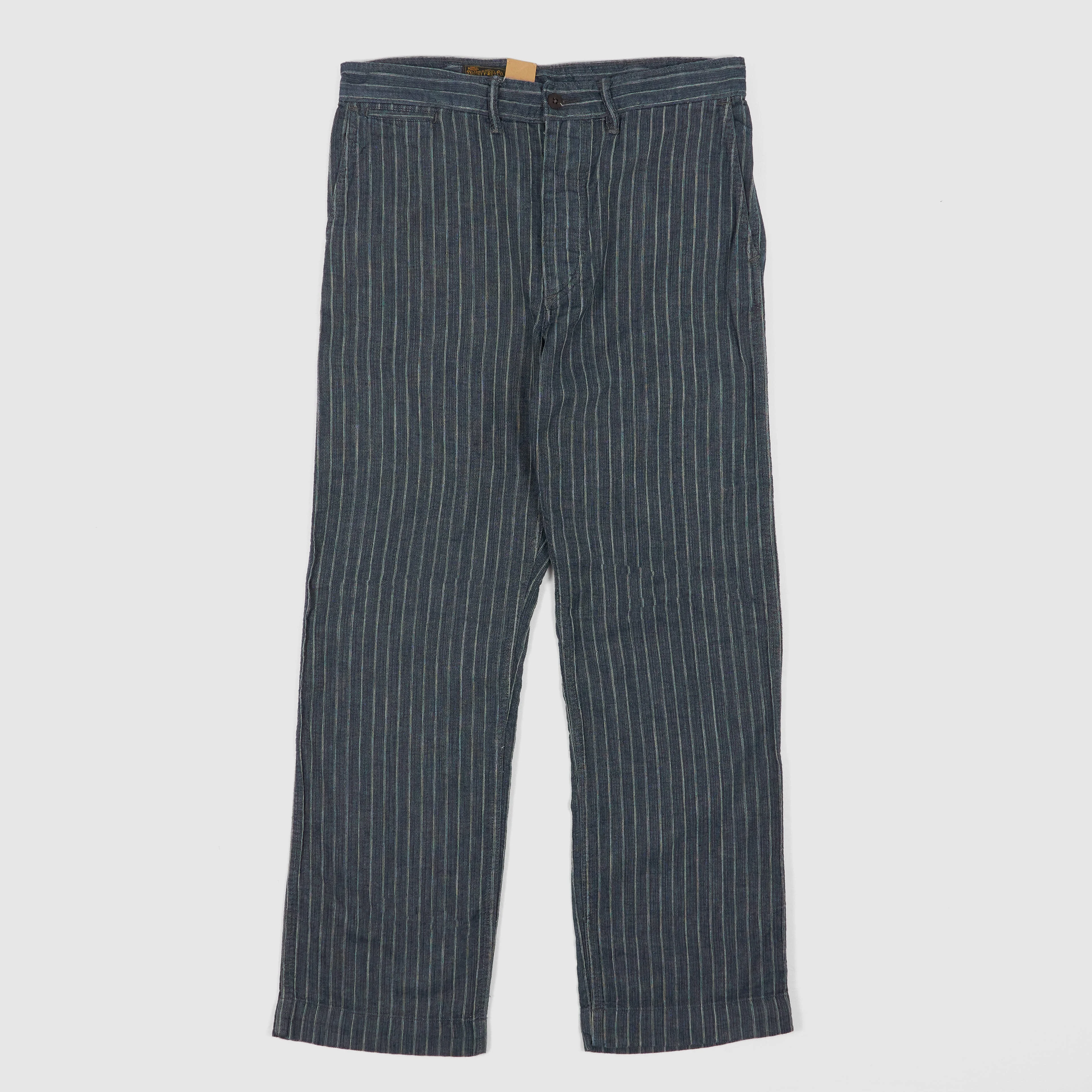 Double RL Westbrook Pinstripe Herringbone Pants - 1