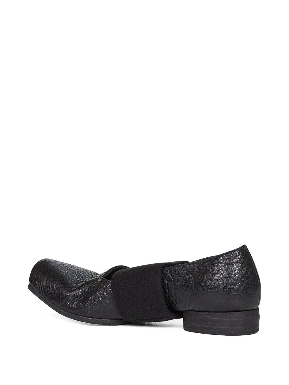 elasticated-band leather pumps - 3