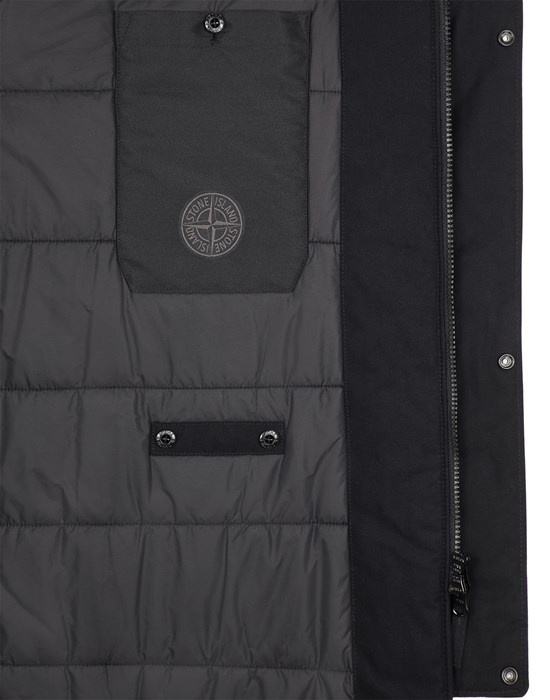 710F1 STONE ISLAND GHOST PIECE_O-VENTILE® WITH PRIMALOFT INSULATION TECHNOLOGY BLACK - 6