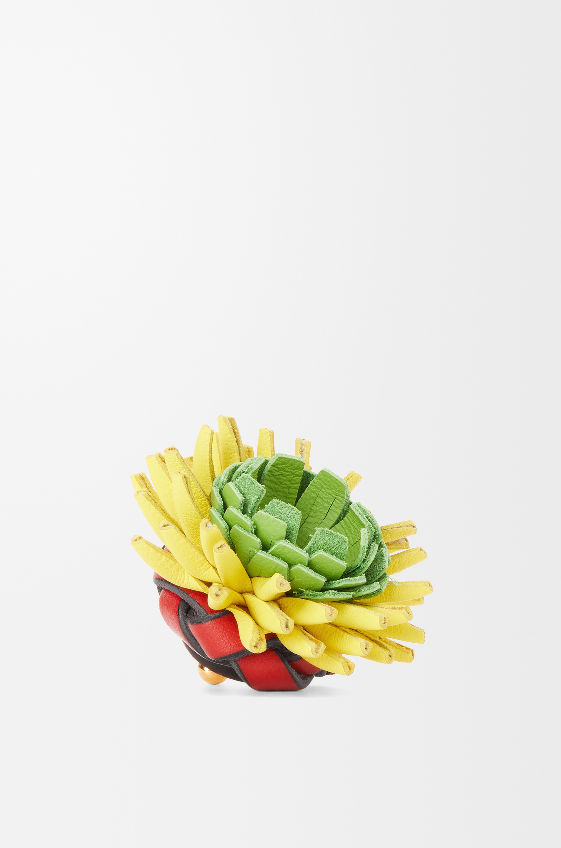 Cactus stud flower in classic calfskin - 2