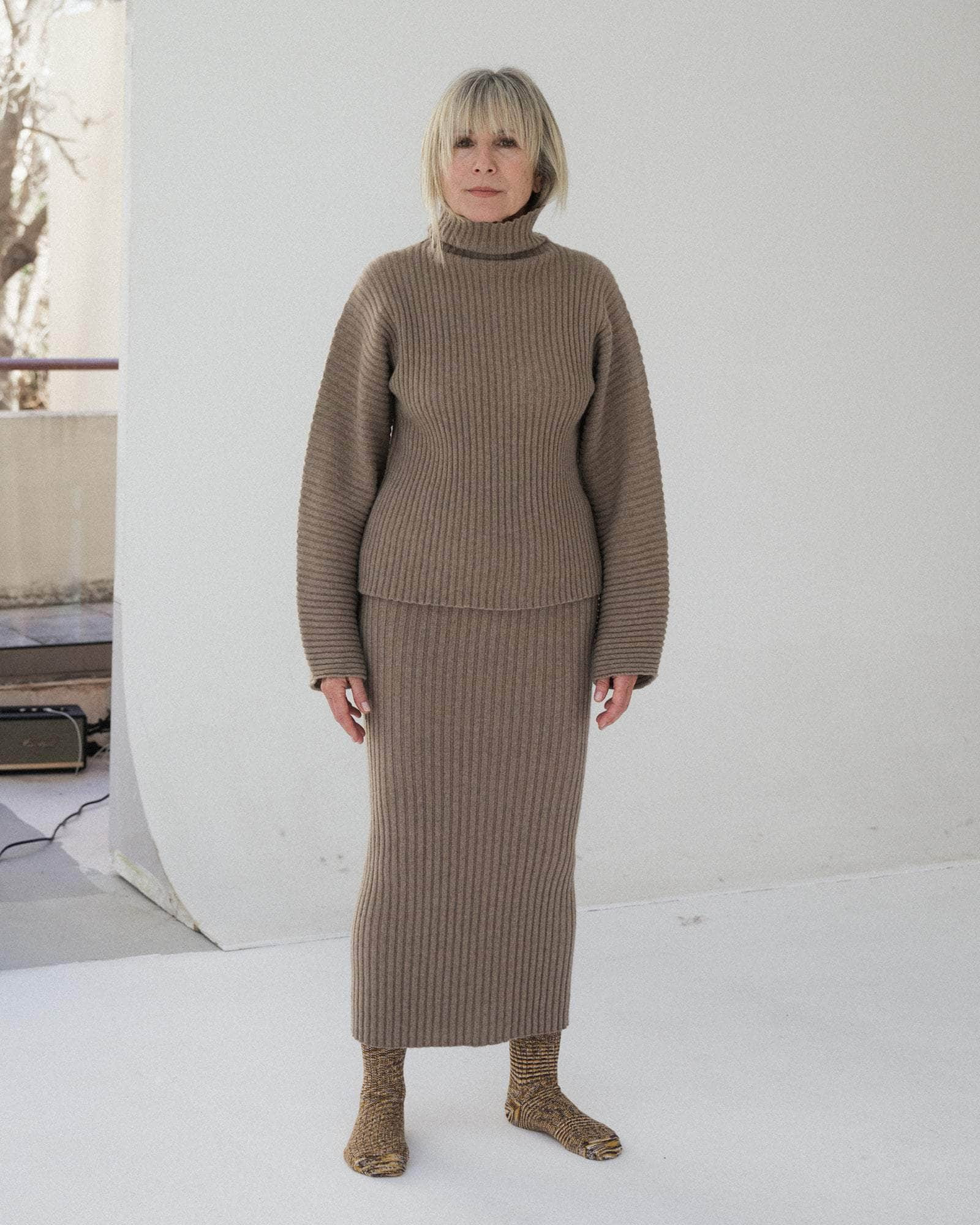 Kai Turtleneck - Recycled Cashmere Rib - 4