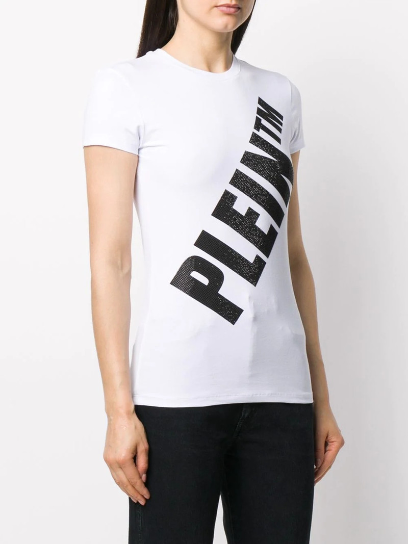 logo print T-shirt 3
