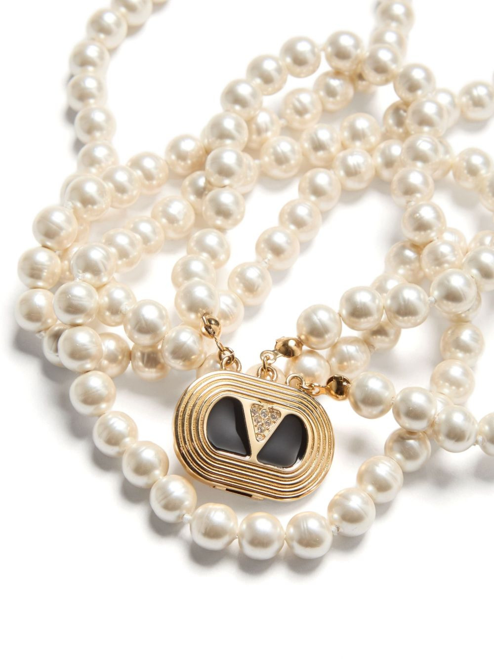 pearl-detailing necklace - 4