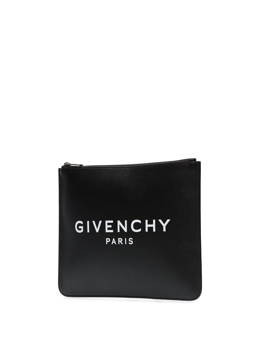 logo-printed clutch - 4