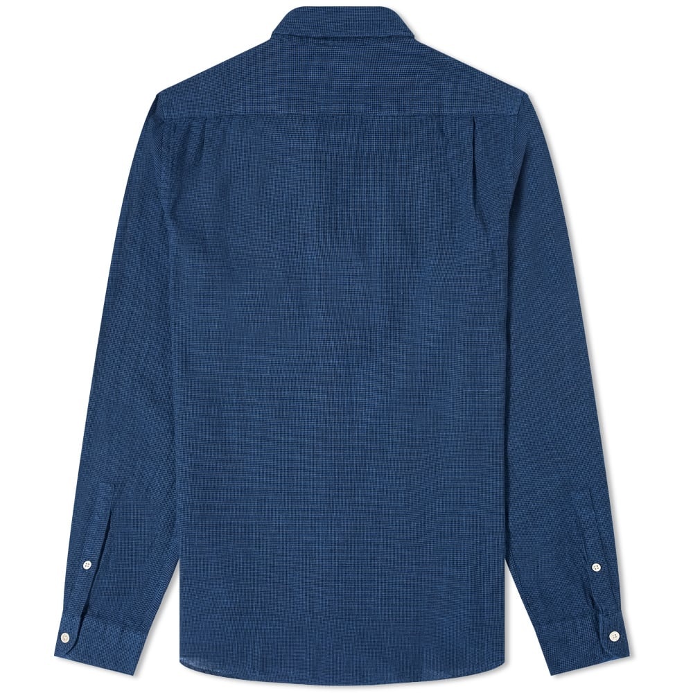 Paul Smith Tab Logo Microcheck Shirt - 2