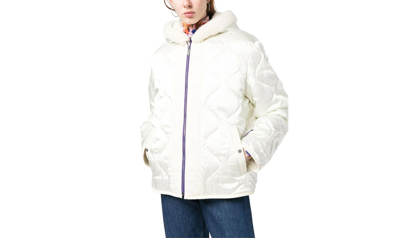 Off-White Reversible Short Jacket "Purple" outlook