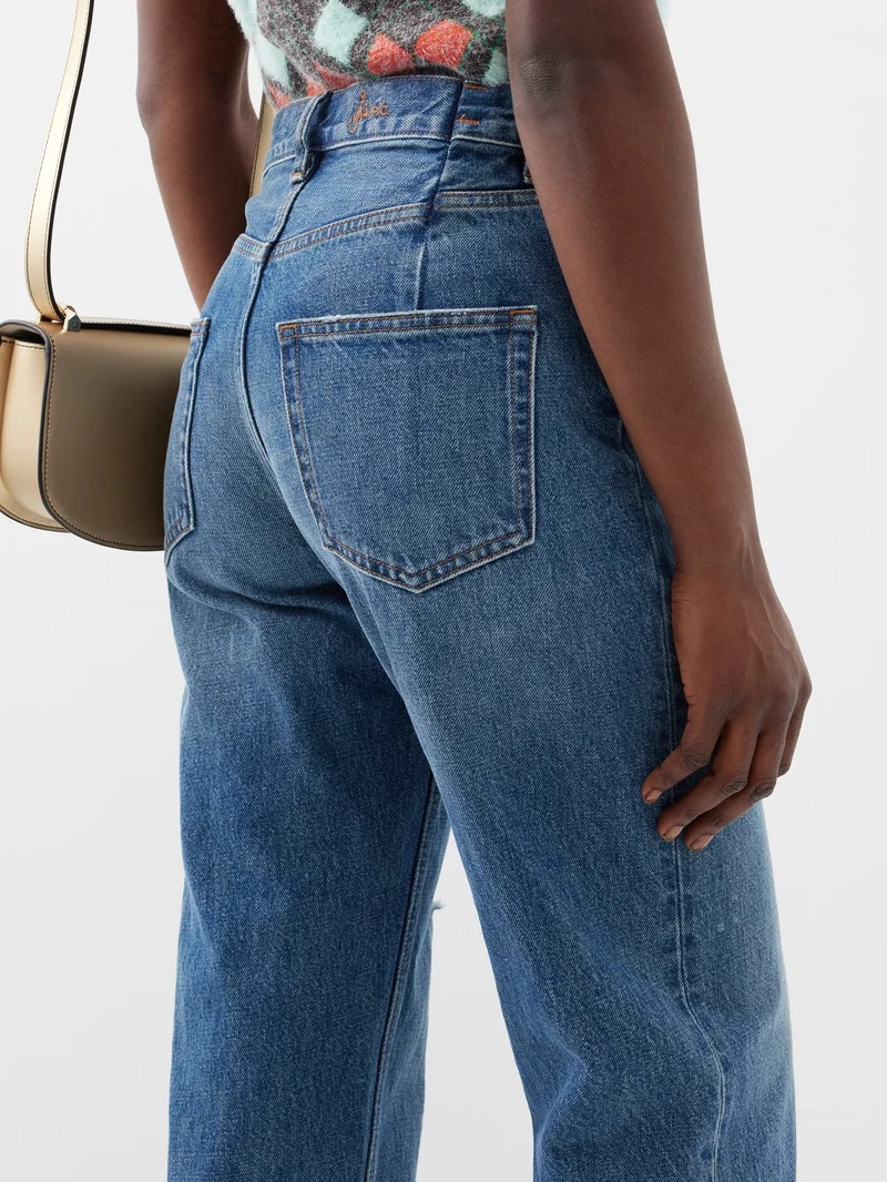 X JW Anderson Ulysse cropped jeans - 3