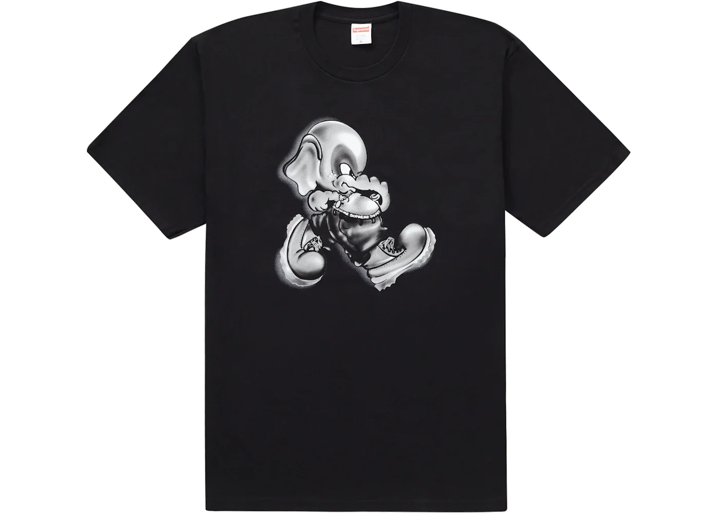 Supreme Elephant Tee (FW22) Black - 1