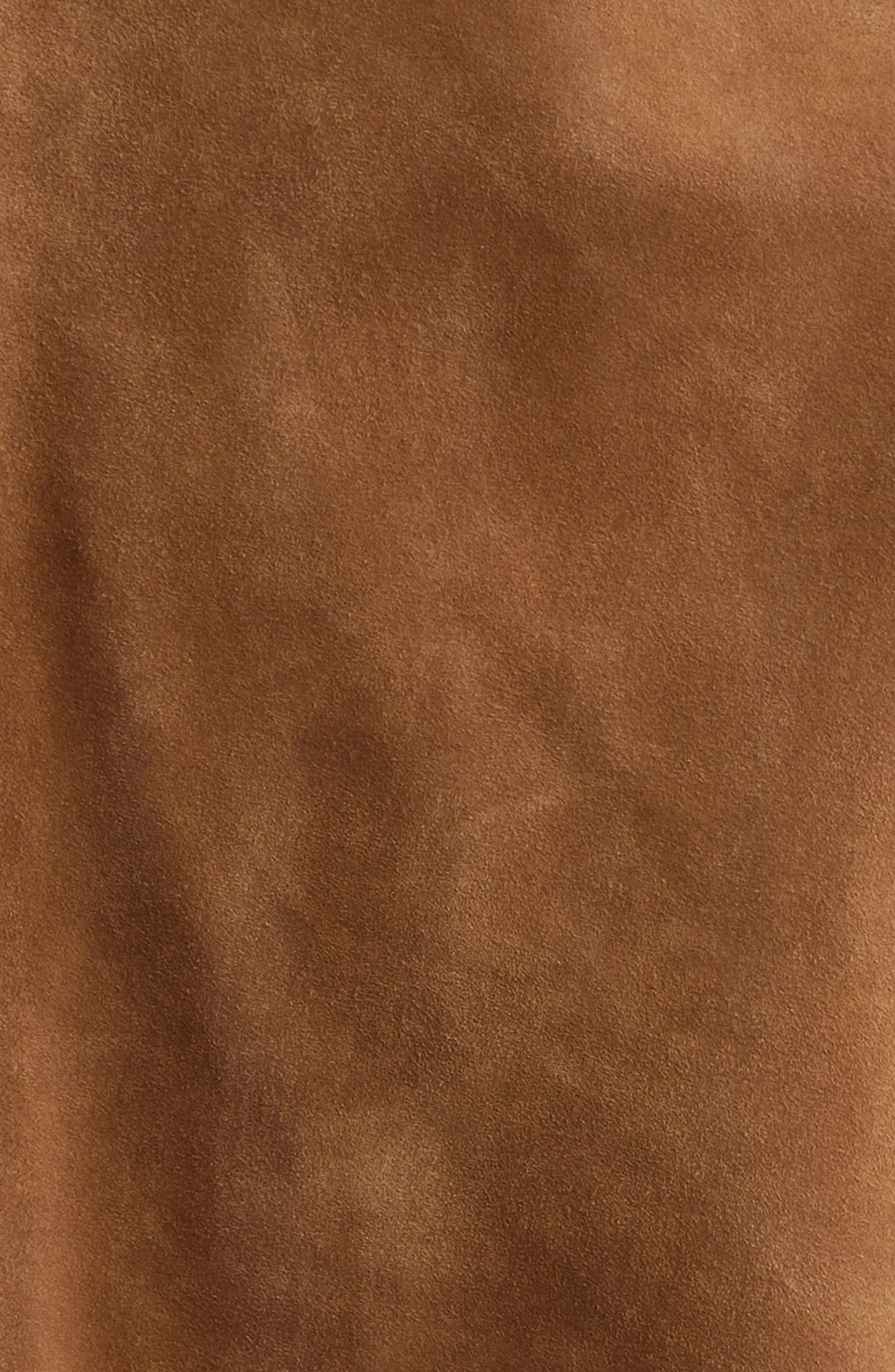 TOTEME Soft Suede Shirt Jacket in Tobacco at Nordstrom - 6