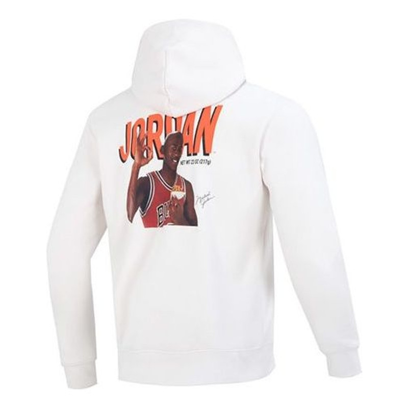 Jordan Air Jordan Flight MVP OK Hoodie 'White' DV7593-030 outlook