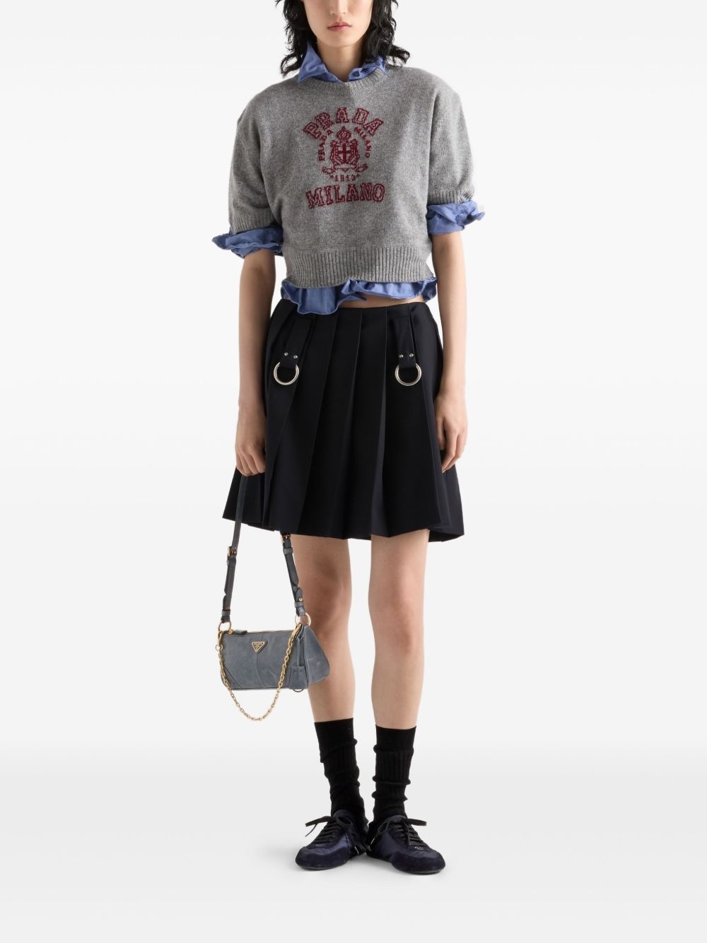 logo-intarsia sweater - 2